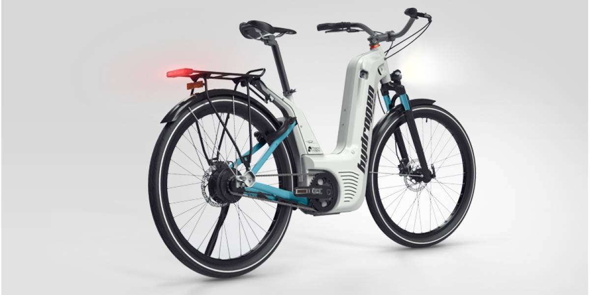 Alpha es una impresionante bicicleta que usa hidrógeno para correr sin esfuerzo