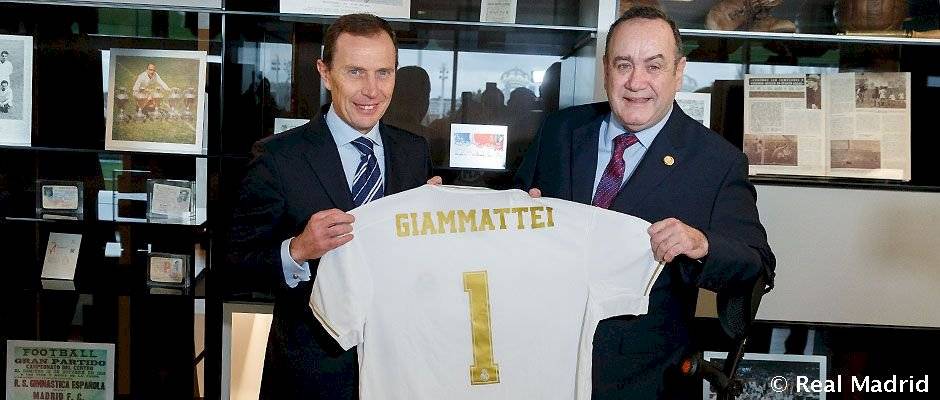 Alejandro Giammattei en Ciudad Real Madrid