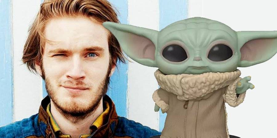 Parece que PewDiePie no puede soportar que Baby Yoda sea en este momento la cosa más adorable sobre el planeta.