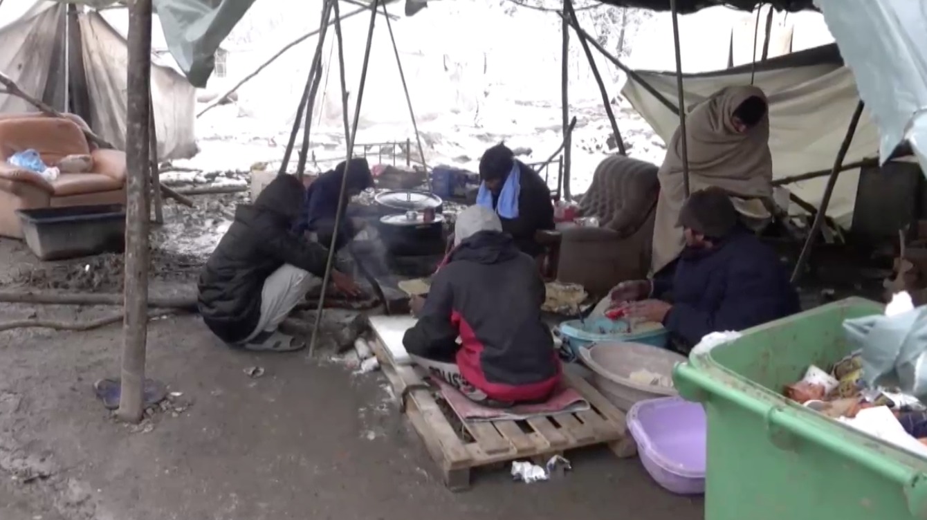 Campo de refugiados en Vucjak