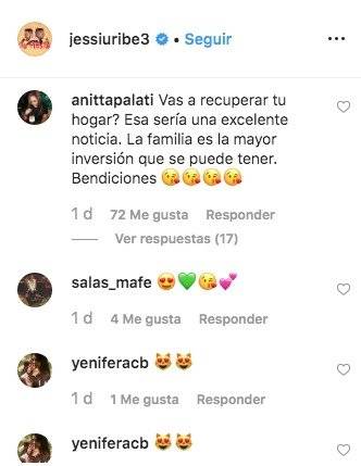 Jessi Uribe comentarios