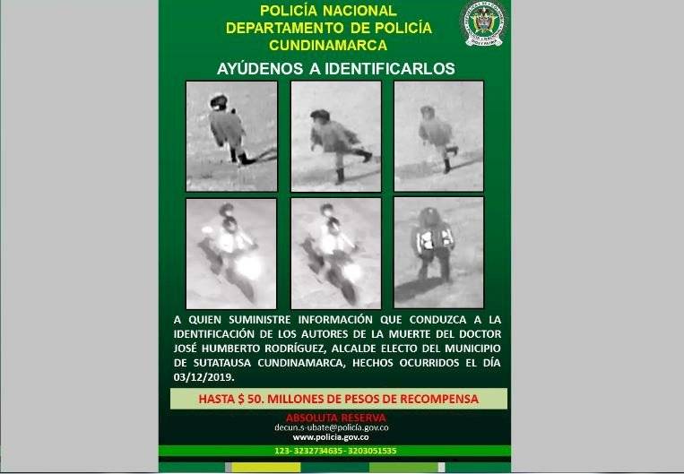 Revelan a los que serían los responsables del asesinato del alcalde electo de Sutatausa