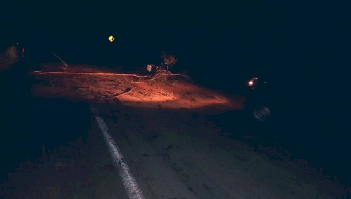 En el mirador de Otón se verificó un deslizamiento de tierra