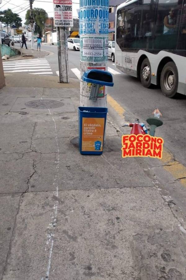Lixeiras em Diadema