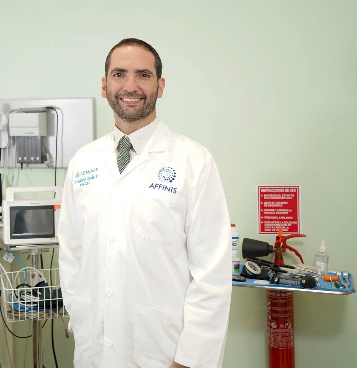 Dr. Adalberto González, gerente de Servicios Clínicos del Centro Médico de Diabetes, Obesidad y Especialidades (CEMDOE) y AFFINIS