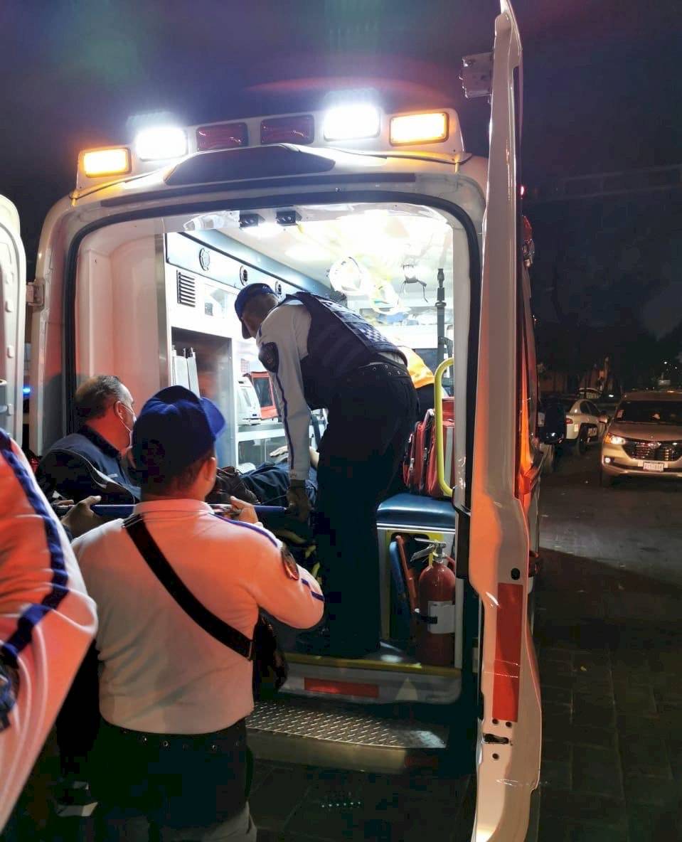 Borracho en vías del metro