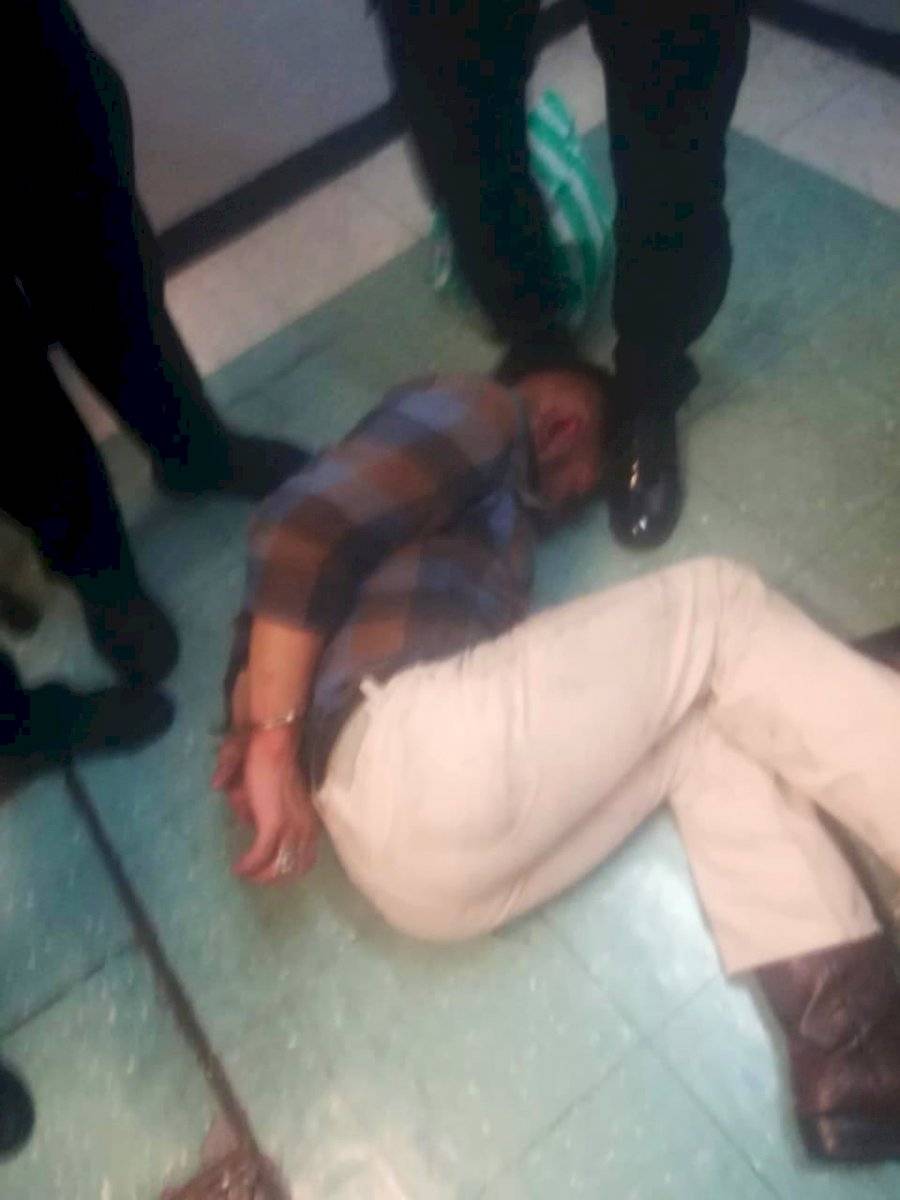 Borracho en vías del metro