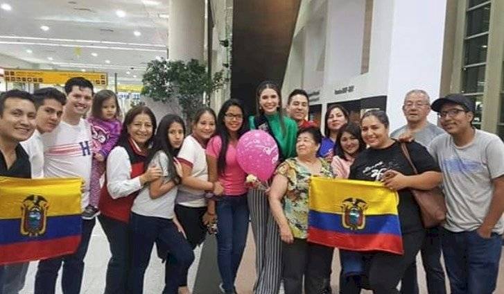 Recibimiento de Cristina