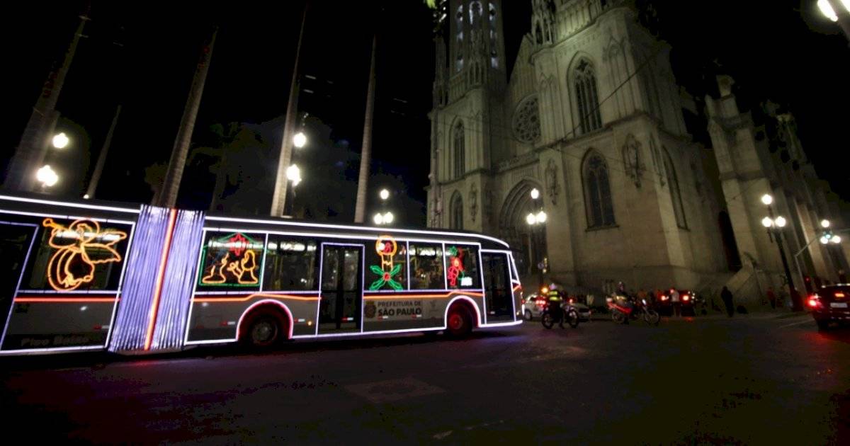 ônibus natalino SPTrans