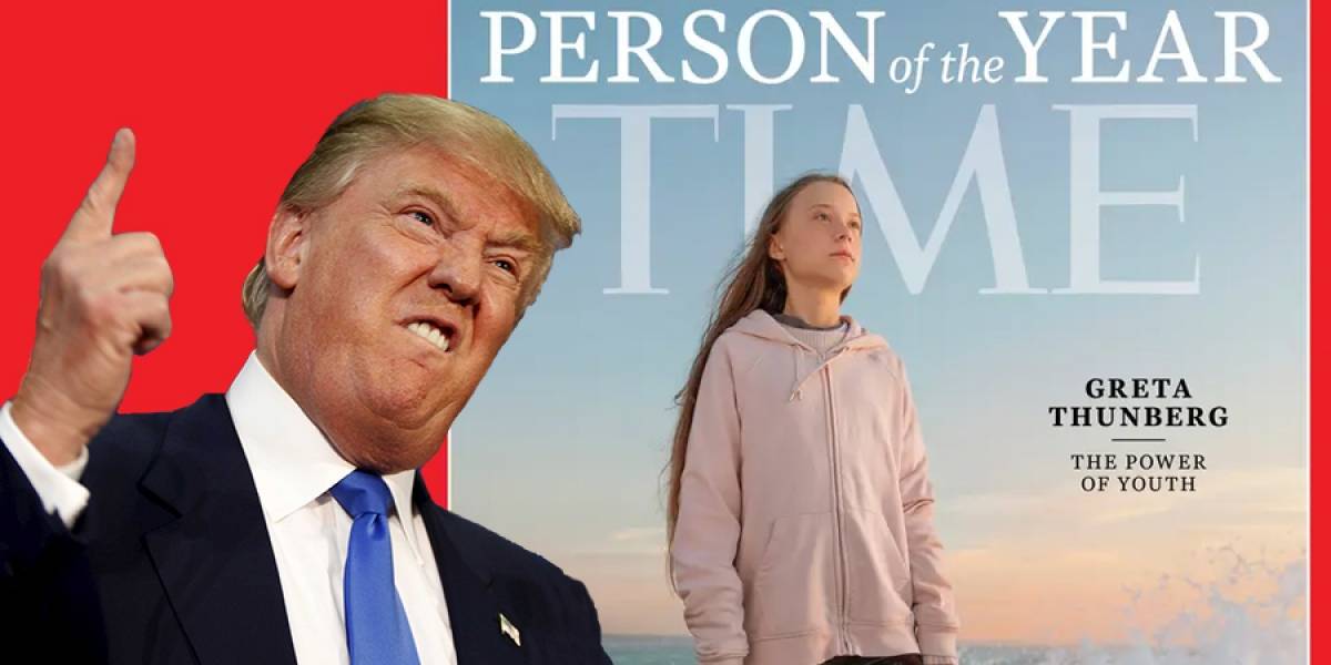 Donald Trump insulta a Greta Thunberg luego de ganarle la portada de TIME