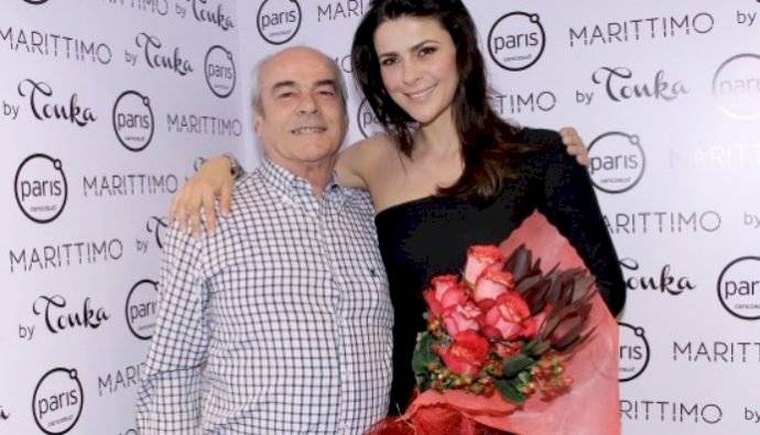 Tonka Tomicic y su papá