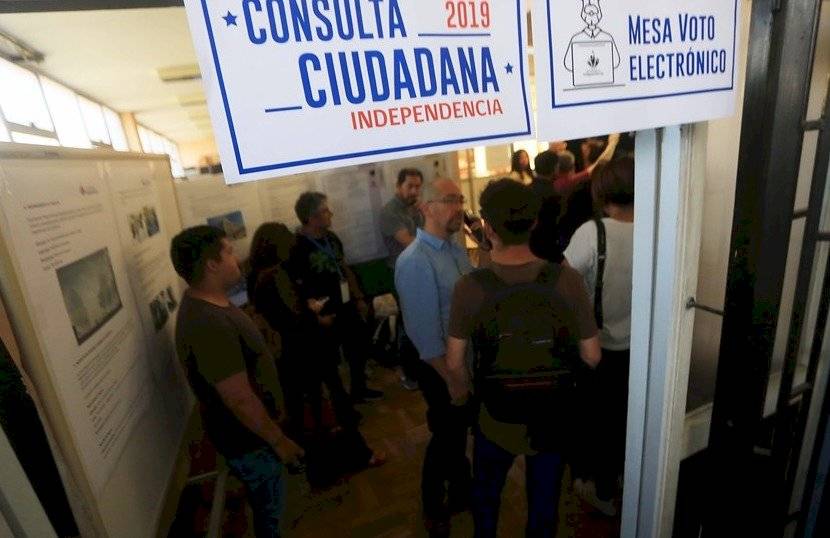 Voto electrónico en consulta ciudadana