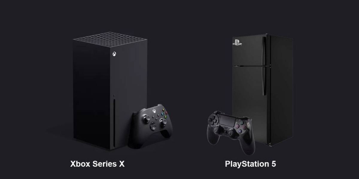 Render filtrado de broma muestra que la PlayStation 5 es idéntica al Xbox Series X