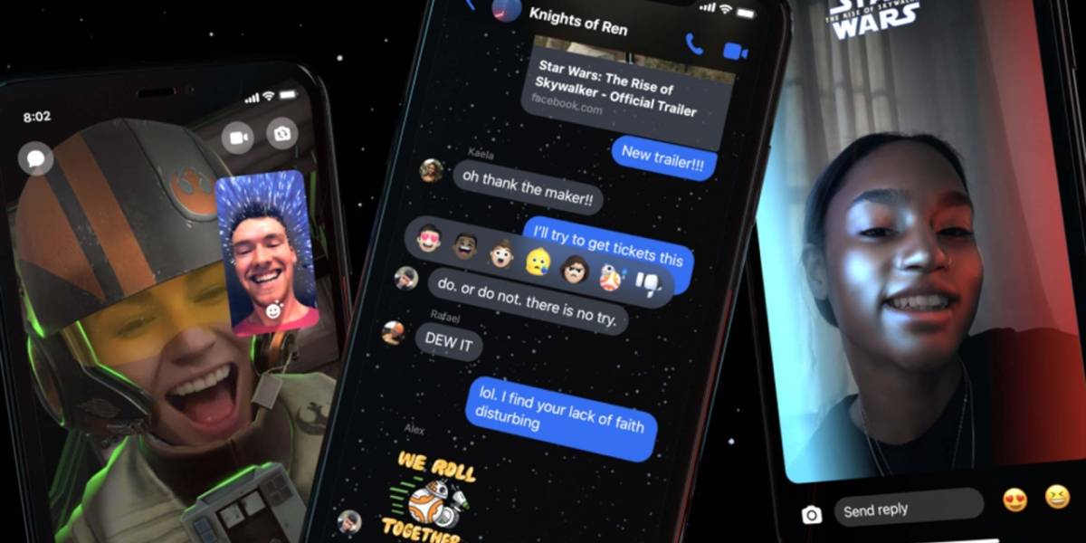 Te decimos como instalar el tema de Star Wars en Facebook Messenger