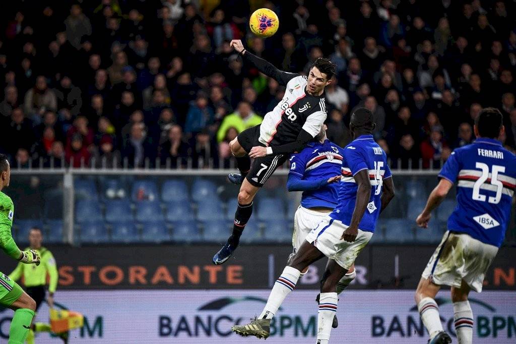 Gol Cristiano Ronaldo Sampdoria vs Juventus