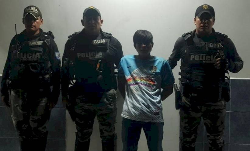 Hombre que intentó asesinar a su hijo, con un cuchillo
