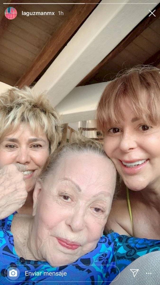 Silvia Pinal sin maquillaje