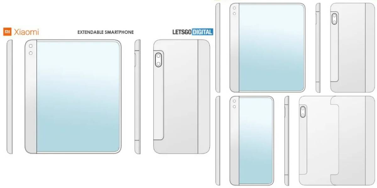 Por partida doble: Xiaomi patenta smartphone que se enrolla y despliega