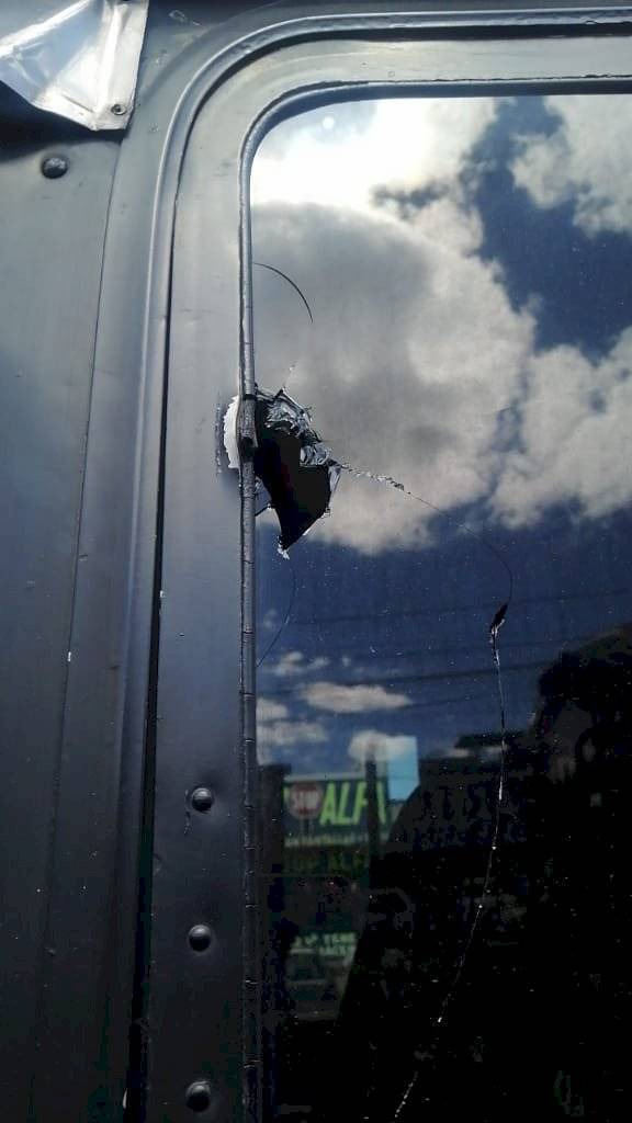 Disparan contra piloto de bus de la ruta 22 en calzada San Juan