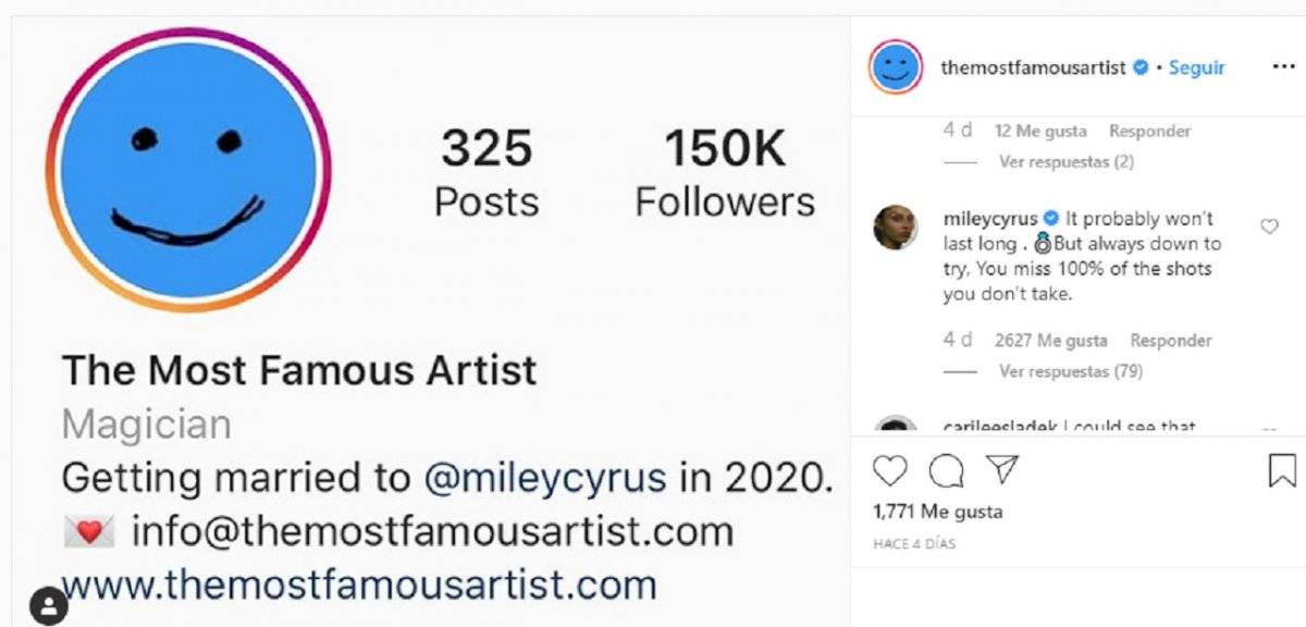 Miley Cyrus admite que un matrimonio con ella “no duraría mucho”