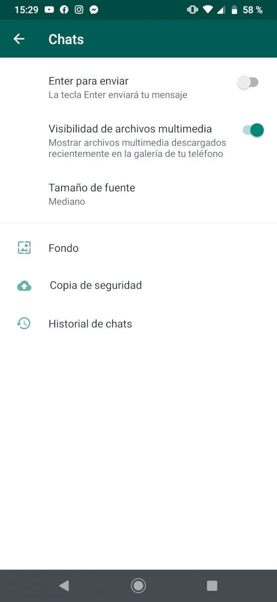 WhatsApp chats