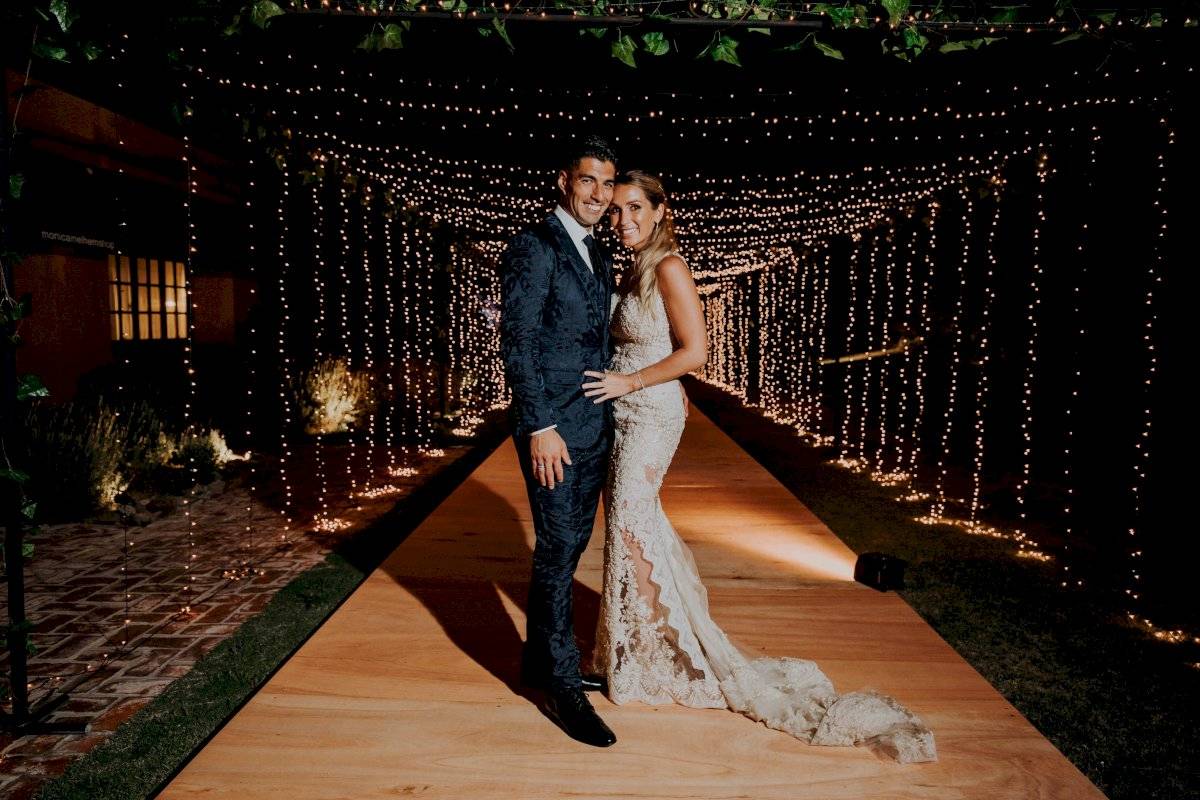 Suárez y su esposa