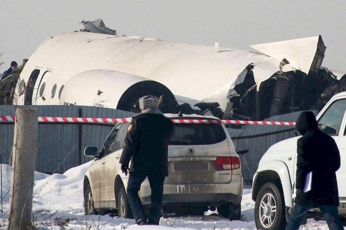 accidente de avión en Kazajistán
