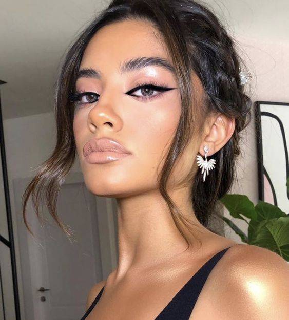 maquillaje de ojos para Año Nuevo maquillaje de ojos para Año Nuevo