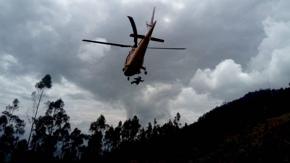 Parapentista sufrió accidente en el cerro Auqui