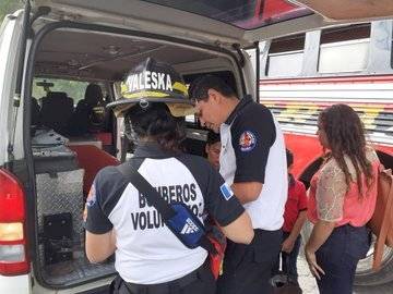 accidente en Km. 24 de ruta al Pacífico