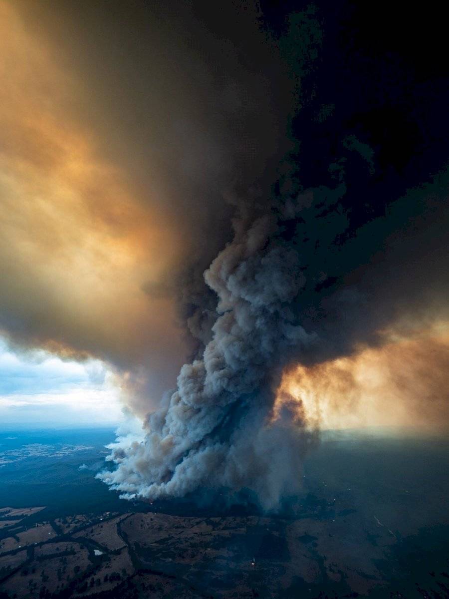 Impactantes imágenes del incendio de Australia