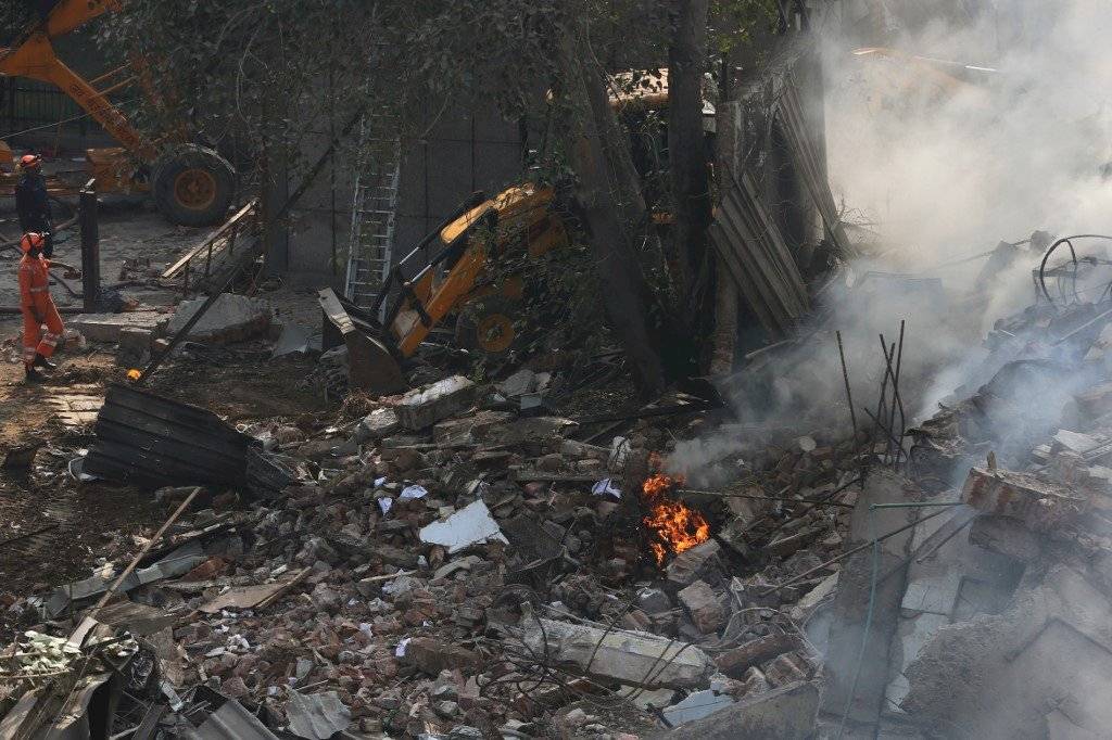 Incendio en Nueva Delhi