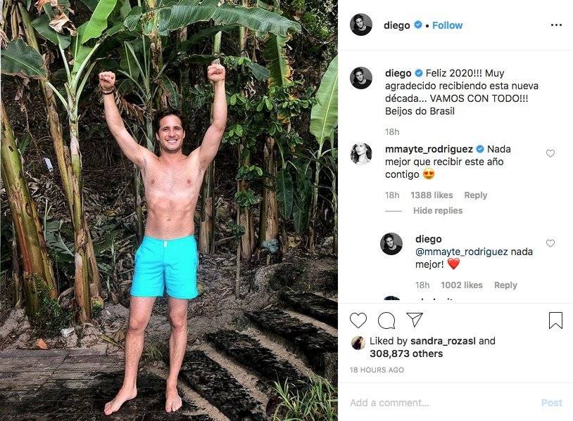 Mayte Rodríguez y Diego Boneta