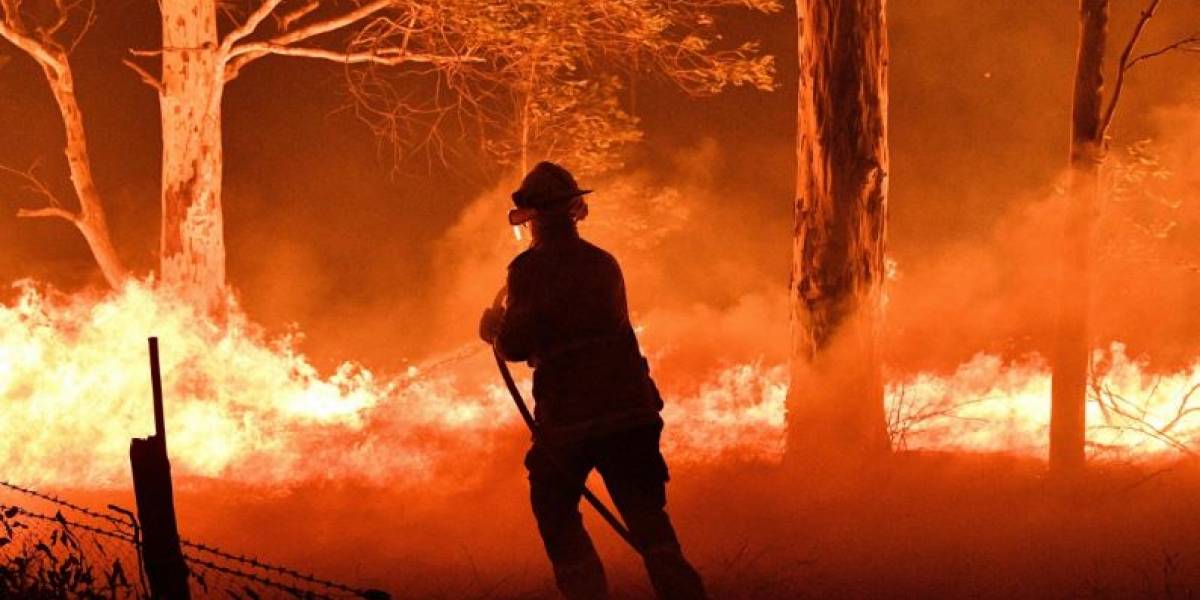 Mapas revelan que incendios en Australia destruirían varios países de Europa