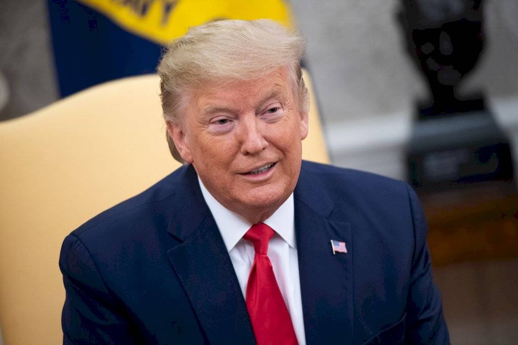 Donald Trump en la Oficina Oval