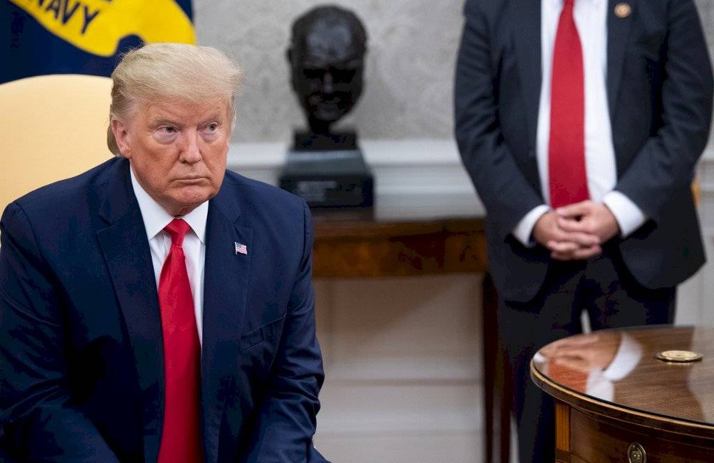 Donald Trump en la Oficina Oval