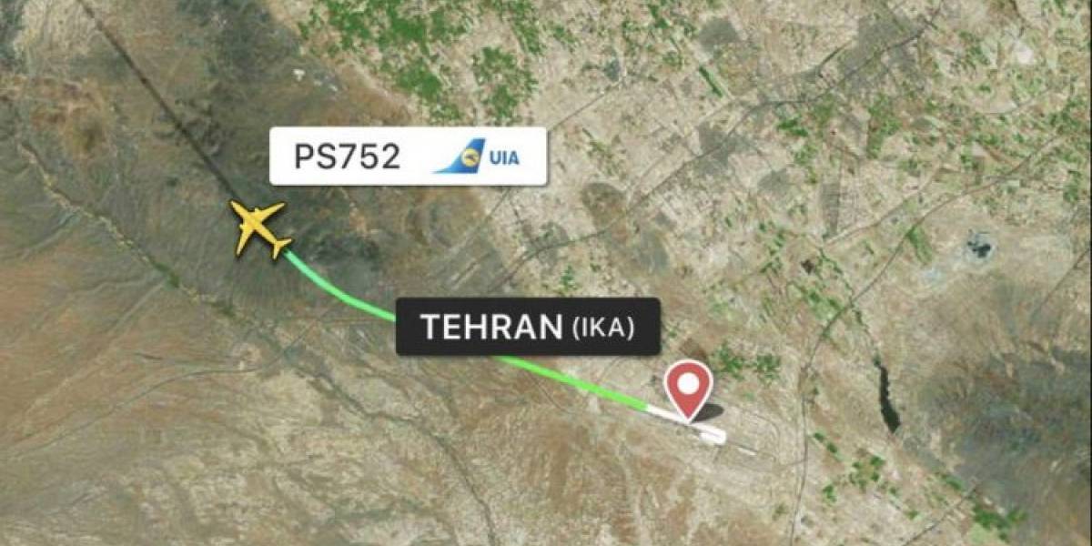 Video: Accidente de avión ucraniano en Teherán deja 180 muertos