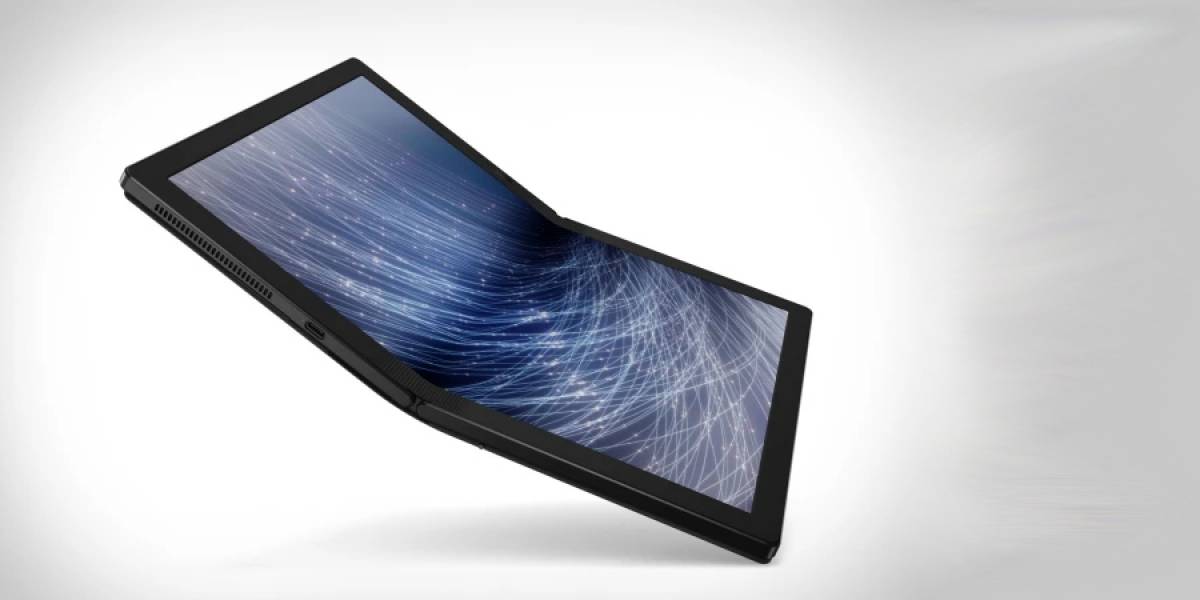 Lenovo nos vuela la cabeza con la primera laptop de pantalla plegable #CES2020