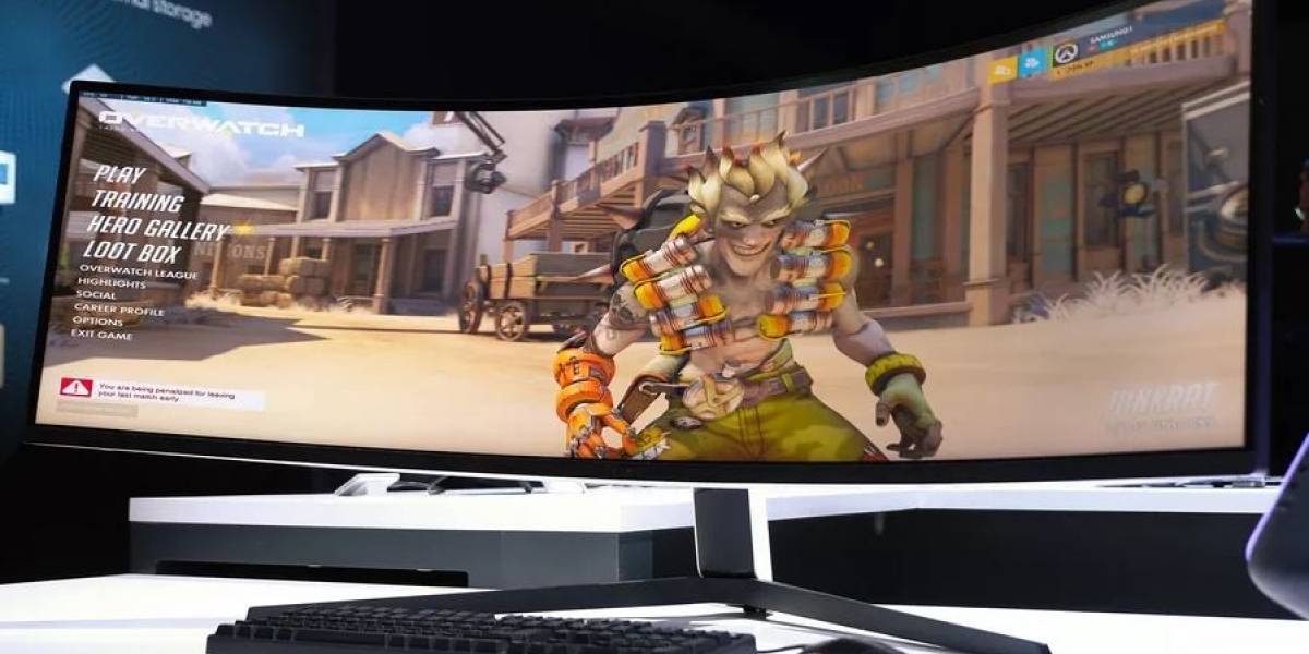 El Odyssey G9 de Samsung es el monitor de videojuegos ultra ancho más extremo que hemos visto #CES2020