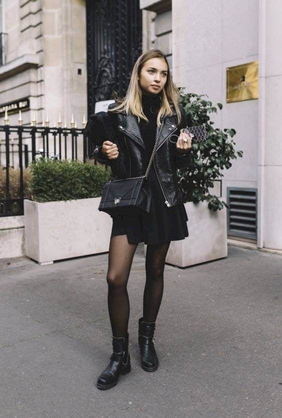 Outfits con vestido negro
