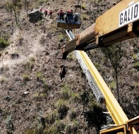 Extracción de roca hasta las 17:00