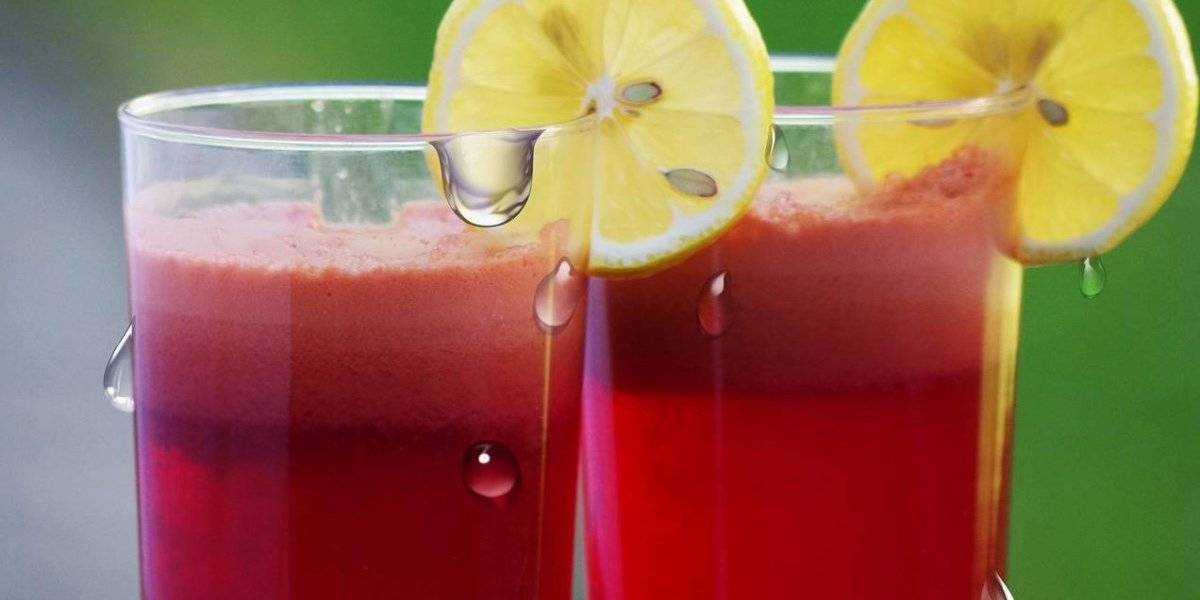 Vitamina detox rosa