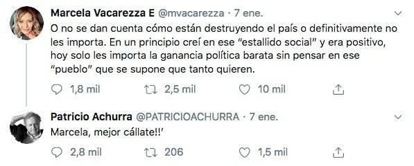Patricio Achurra y Marcela Vacarezza