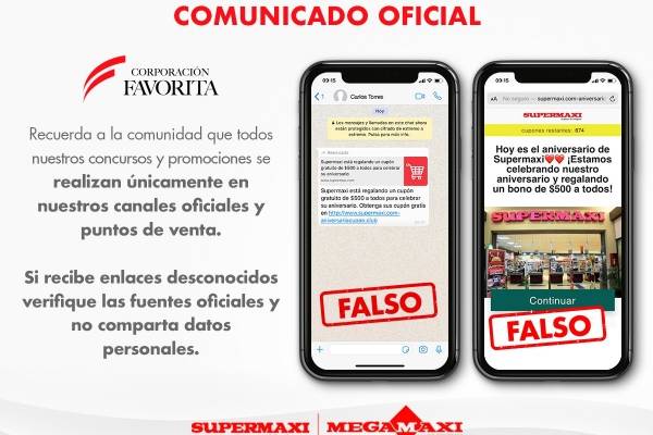 Supermaxi desmiente promoción engañosa