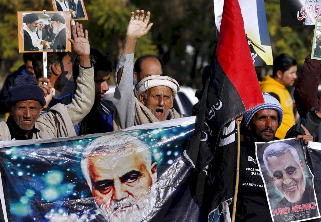 Manifestaciones por la muerte del general Soleimani en Irak