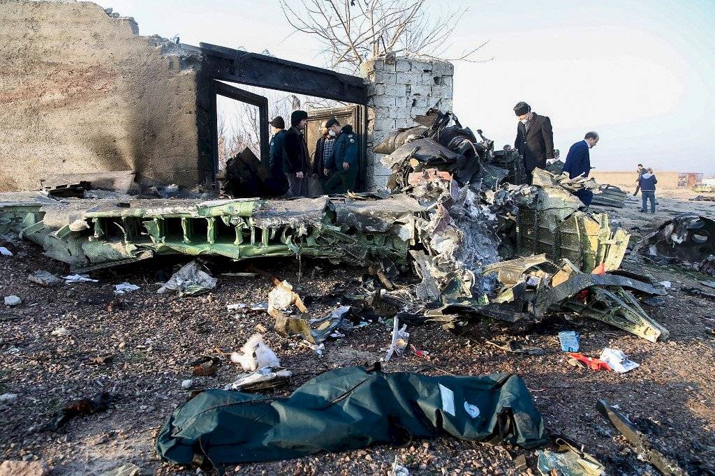 Avión ucraniano estrellado en Teherán