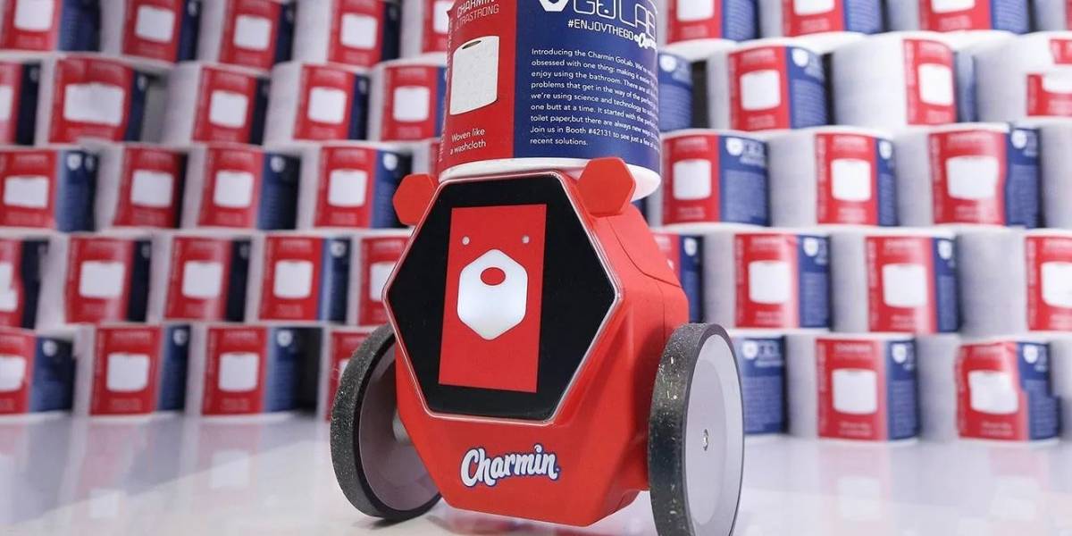 Rollbot, el robot que trae el papel higiénico debutó en la #CES2020