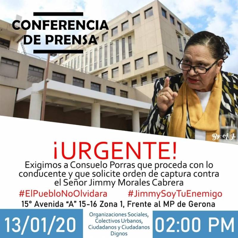 Manifestación Parlacen