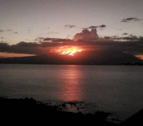 El volcán La Cumbre