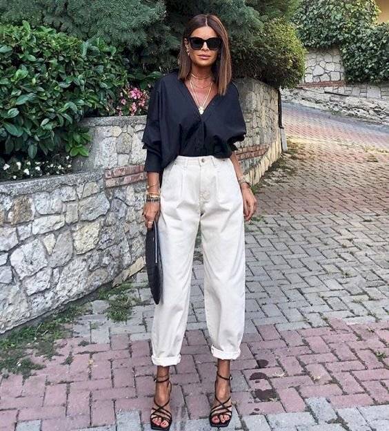 Outfits con pantalón a la cintura